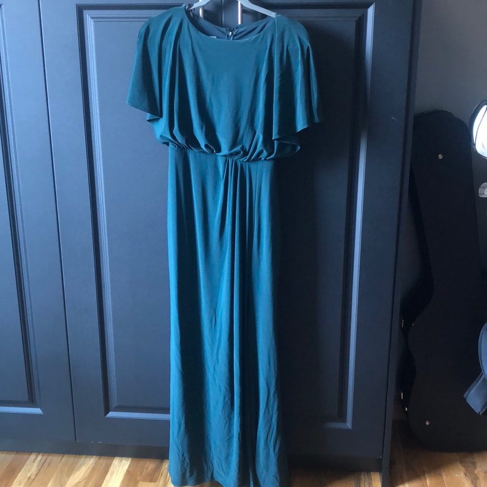 BHLDN cocktail dress with slit
